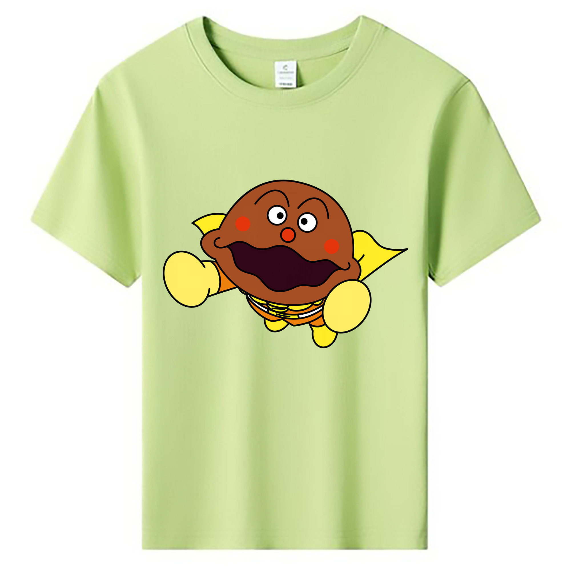 （画像用） アンパンマン Anpanman 綿100％キッズTシャツ（フロントプリント）